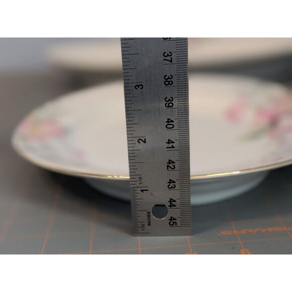 Noritake Azalea China Platter Pink Floral 12" red mark - Picture 10 of 13